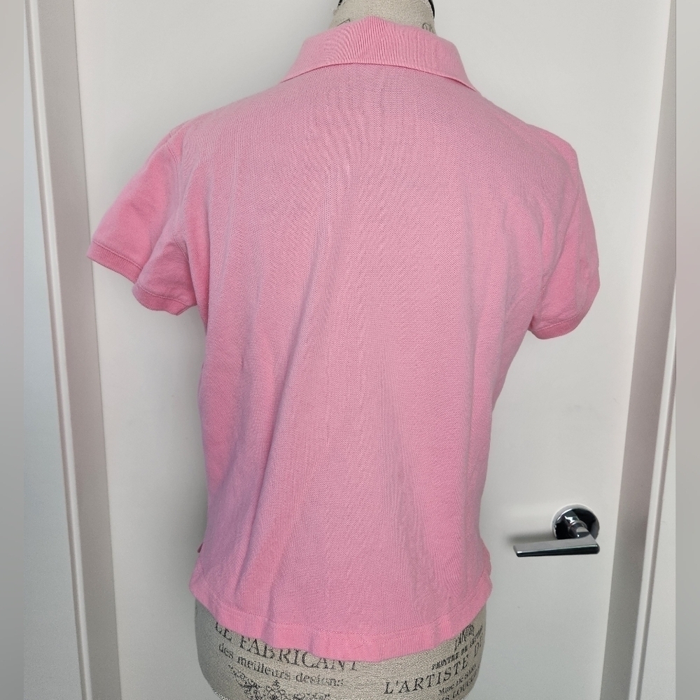 90s Pink Knit Polo Shirt - Picture 4 of 10